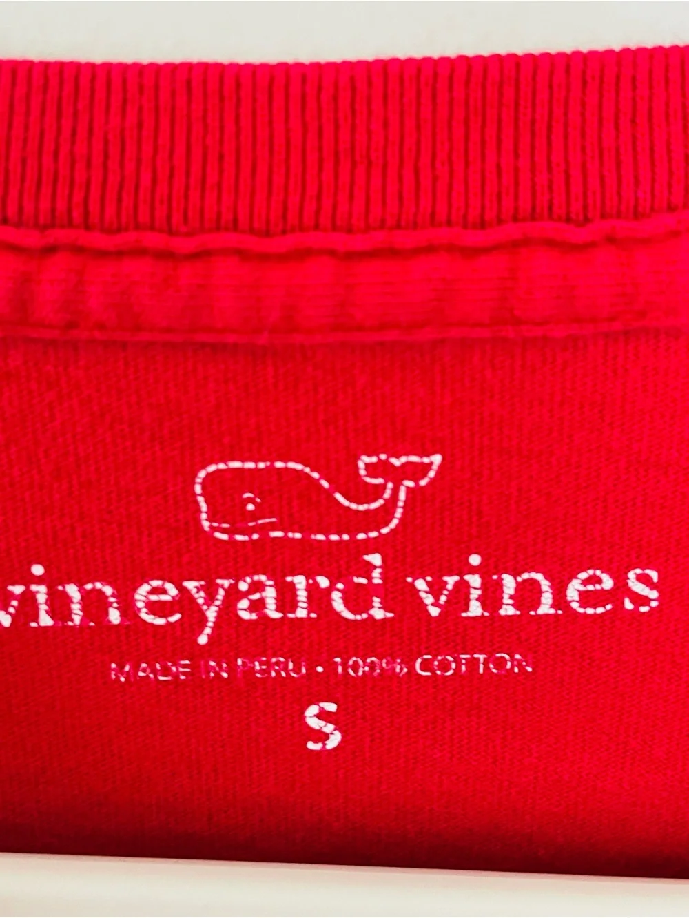 Vineyard Vines Men's Bright Red Long-Sleeve Pocket Tee - Picture 5 of 8